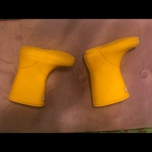Toddler Girls Yellow Hunter Rainboots Size 9